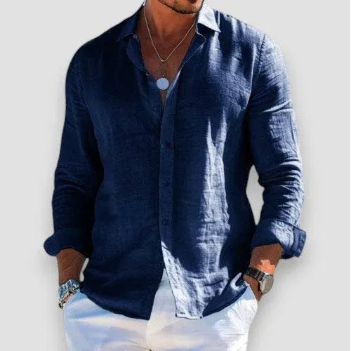 RENVO Lightweight Linen Shirt
